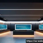 웹개발자 마이크로서비스 설계 - Here are three detailed image generation prompts in English, designed to visualize the concepts of m...